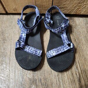 time n tru girls hook and loop sandals size 7? see description